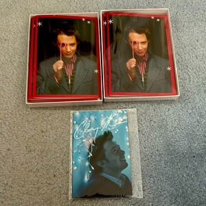 2004 Clay Aiken Christmas Cards and Tour Photos Set